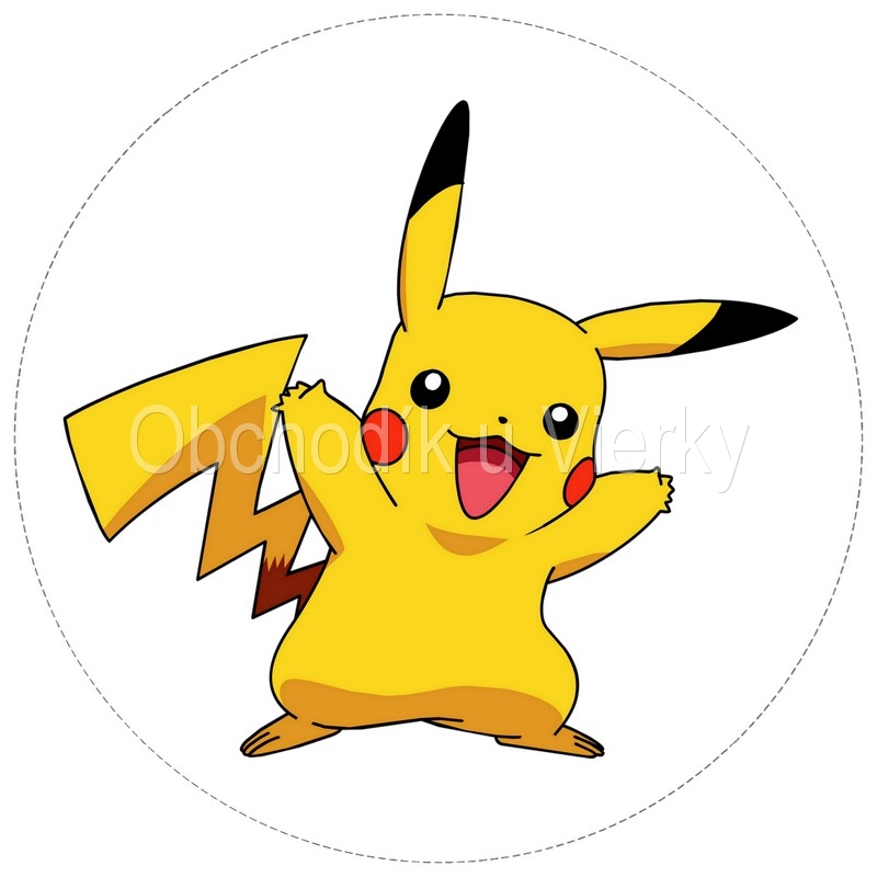 Jedlý obrázok Pokémon - Pikachu č.8118,11